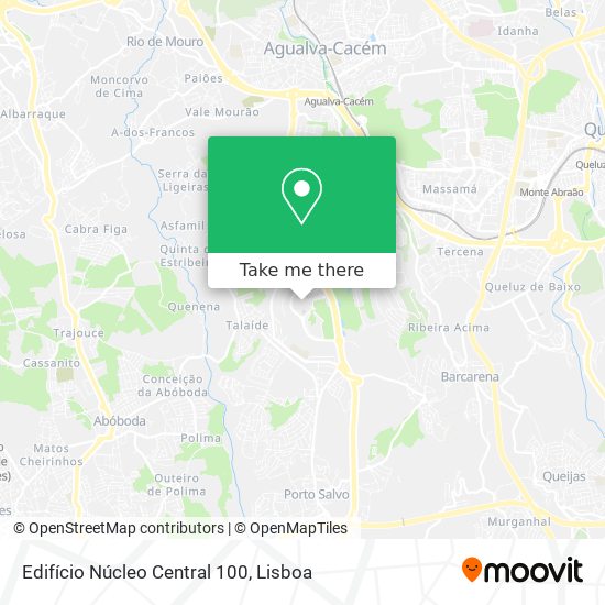Edifício Núcleo Central 100 mapa