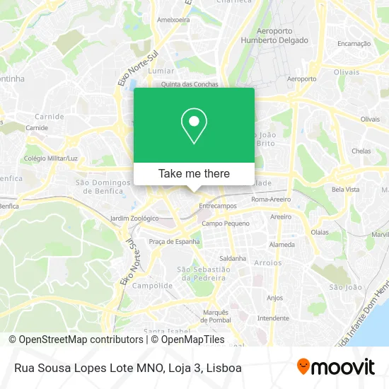 Rua Sousa Lopes Lote MNO, Loja 3 map