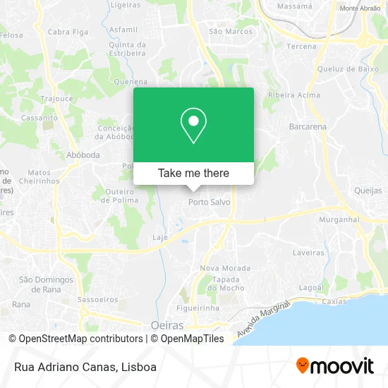 Rua Adriano Canas map