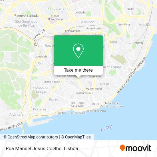 Rua Manuel Jesus Coelho map