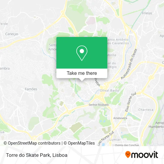 Torre do Skate Park map