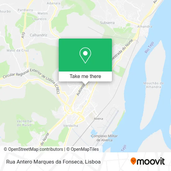 Rua Antero Marques da Fonseca map