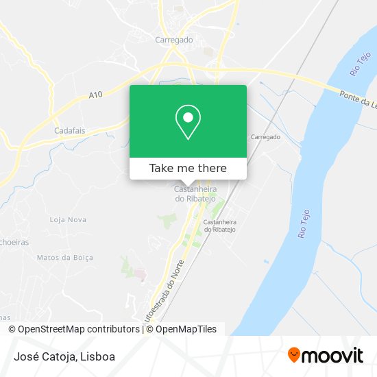 José Catoja mapa