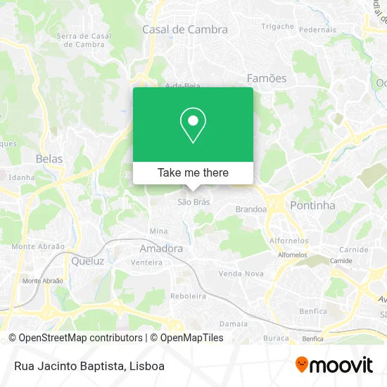 Rua Jacinto Baptista map