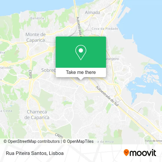 Rua Piteira Santos map