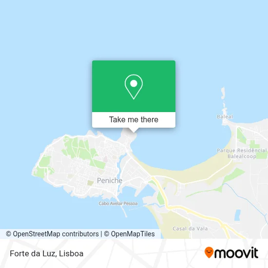 Forte da Luz map