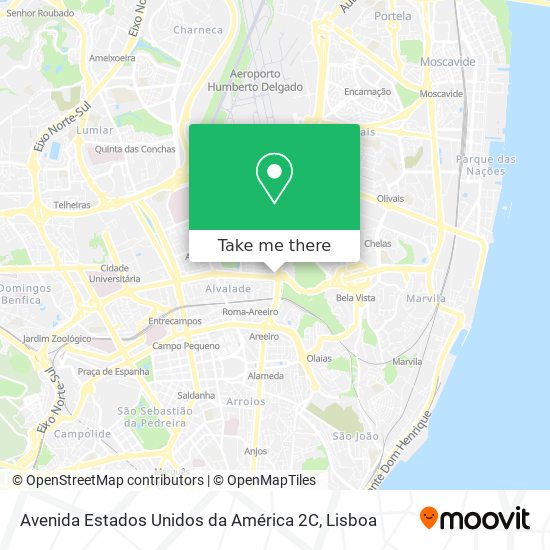 Avenida Estados Unidos da América 2C map