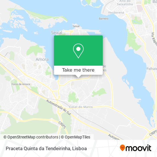 Praceta Quinta da Tendeirinha map