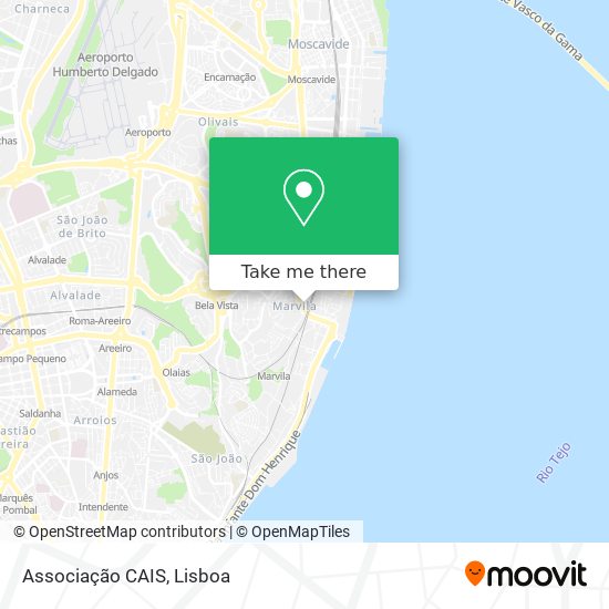Associação CAIS mapa