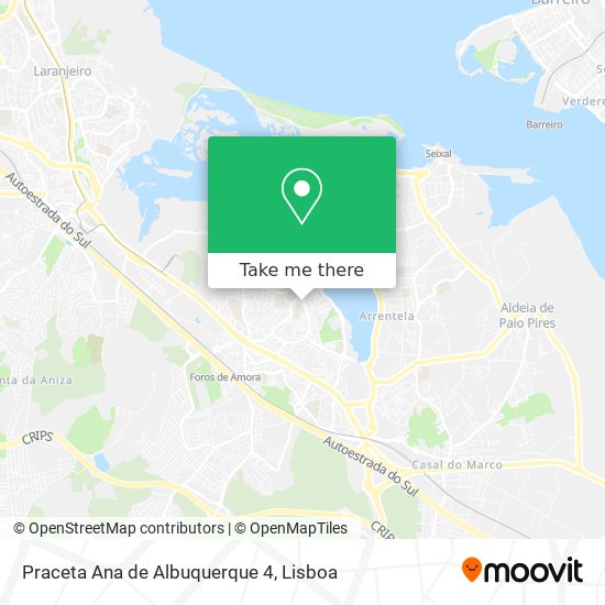 Praceta Ana de Albuquerque 4 mapa