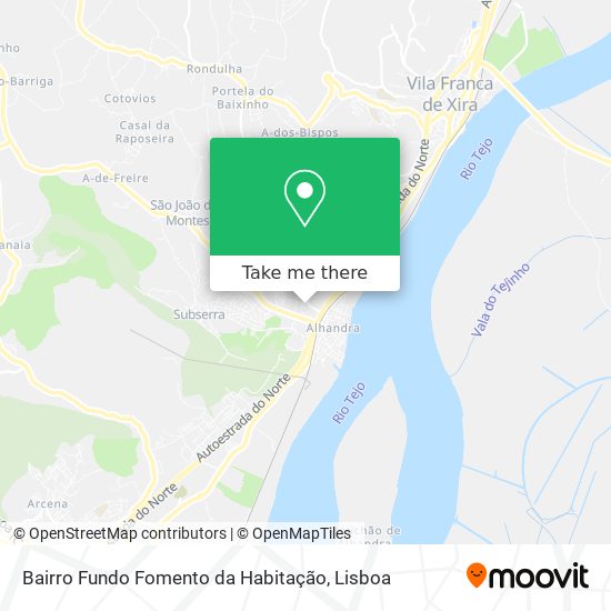 Bairro Fundo Fomento da Habitação mapa