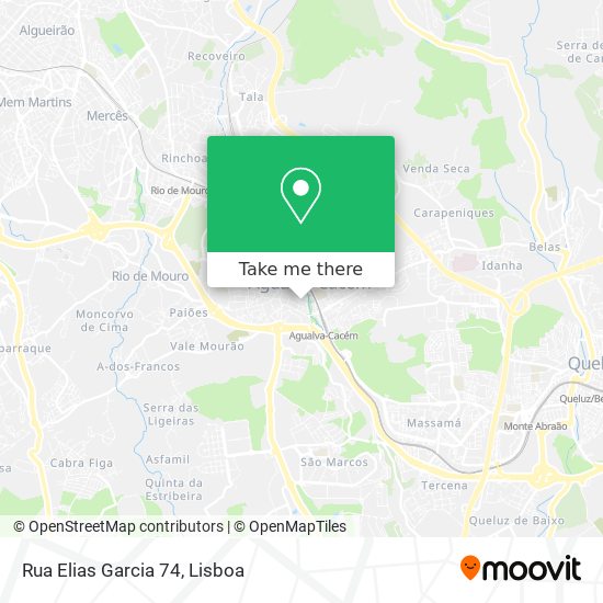 Rua Elias Garcia 74 mapa