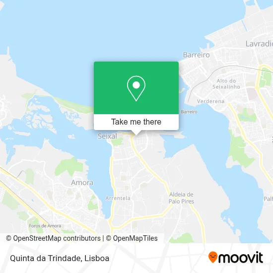 Quinta da Trindade map