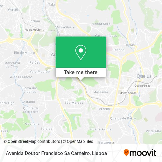 Avenida Doutor Francisco Sa Carneiro map