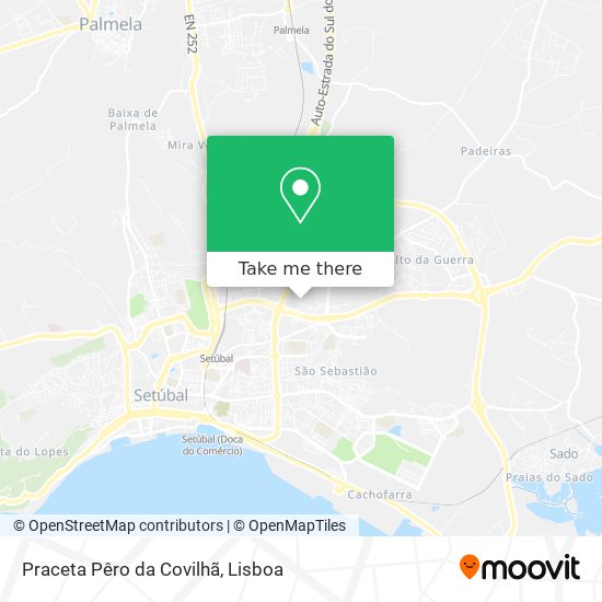 Praceta Pêro da Covilhã mapa