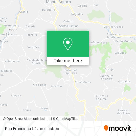 Rua Francisco Lázaro map