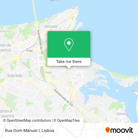 Rua Dom Manuel I map