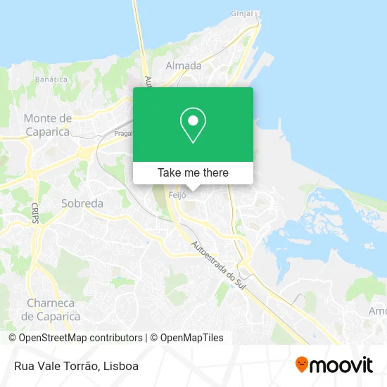 Rua Vale Torrão map