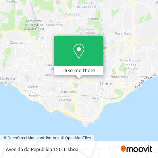 Avenida da República 120 map