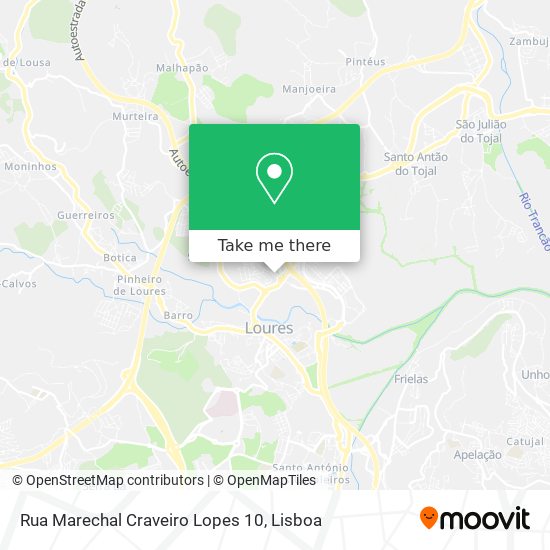 Rua Marechal Craveiro Lopes 10 mapa