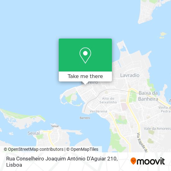 Rua Conselheiro Joaquim António D'Aguiar 210 map