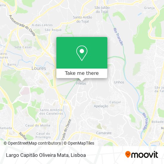 Largo Capitão Oliveira Mata map