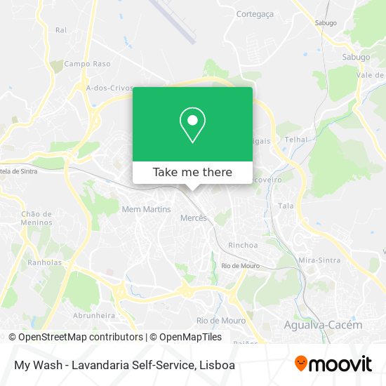 My Wash - Lavandaria Self-Service mapa