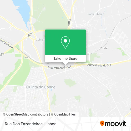 Rua Dos Fazendeiros map