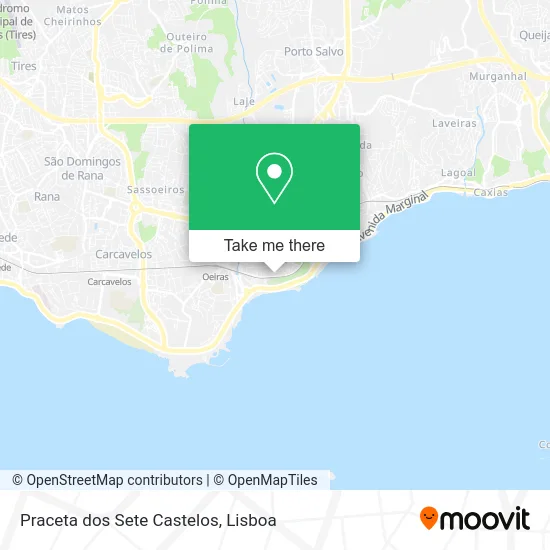 Praceta dos Sete Castelos map