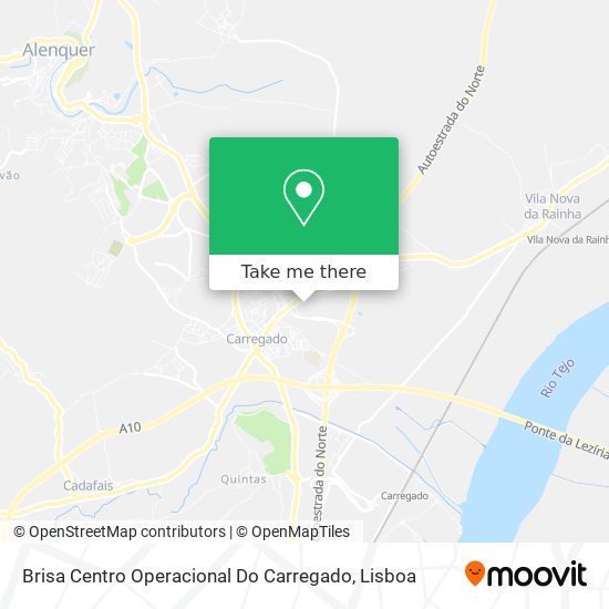 Brisa Centro Operacional Do Carregado mapa