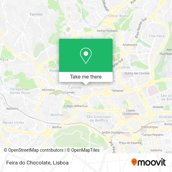 Feira do Chocolate map