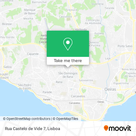 Rua Castelo de Vide 7 map