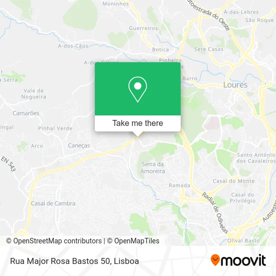 Rua Major Rosa Bastos 50 map