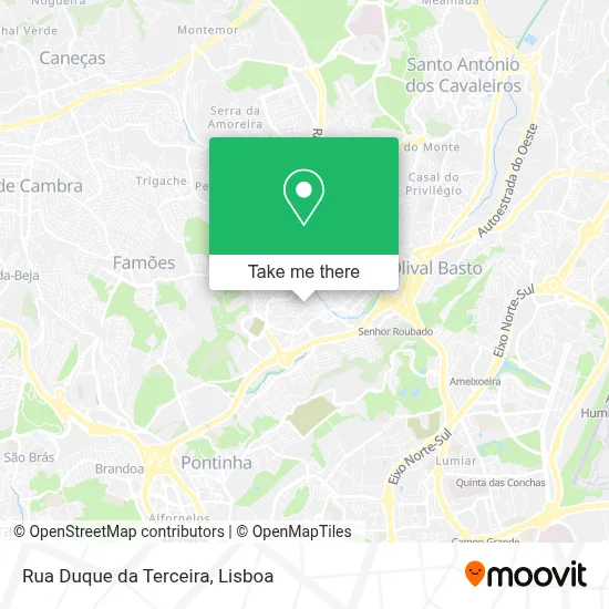 Rua Duque da Terceira map