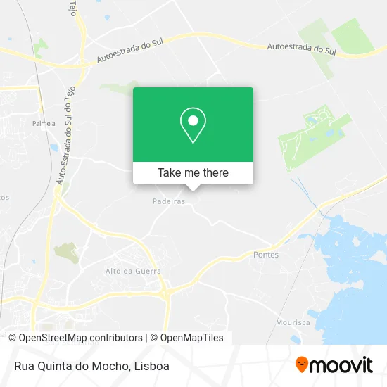 Rua Quinta do Mocho map