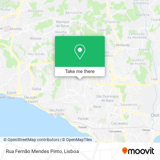 Rua Fernão Mendes Pinto map