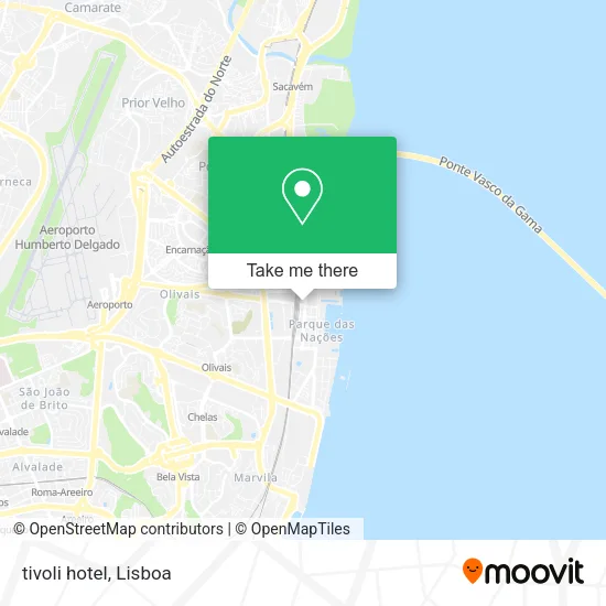 tivoli hotel map