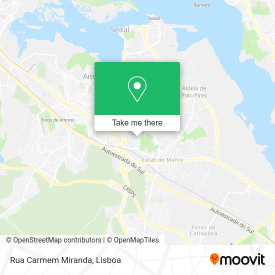 Rua Carmem Miranda map