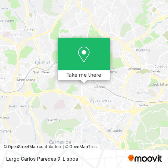 Largo Carlos Paredes 9 mapa