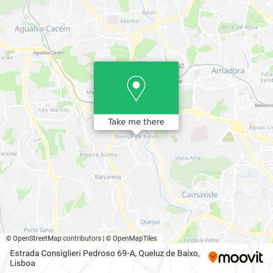 Estrada Consiglieri Pedroso 69-A, Queluz de Baixo map