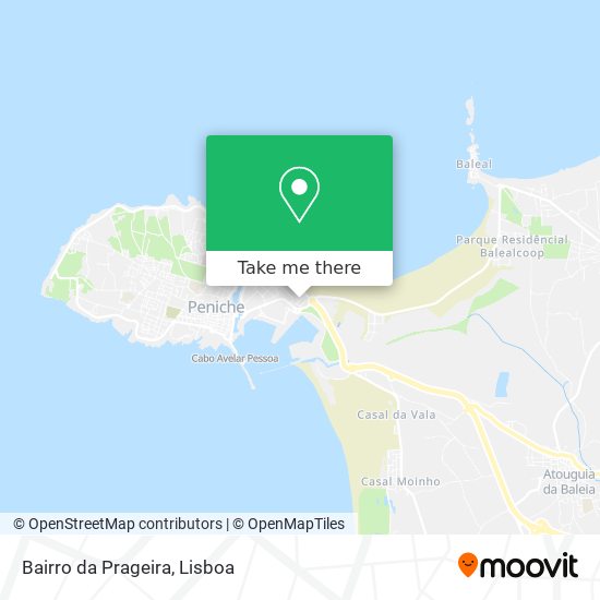 Bairro da Prageira mapa