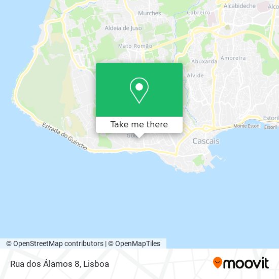 Rua dos Álamos 8 mapa