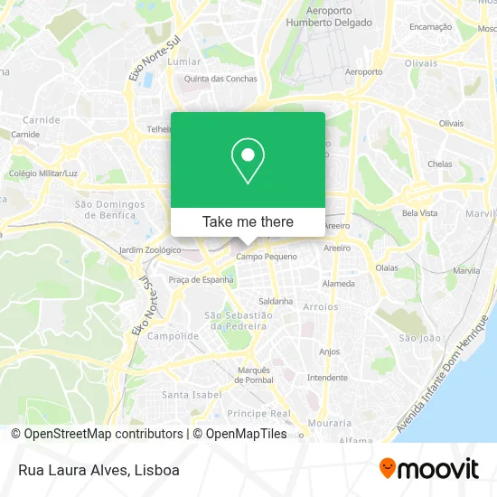 Rua Laura Alves map
