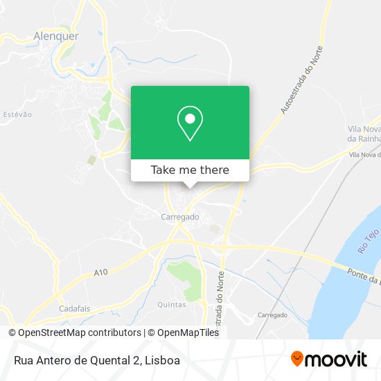 Rua Antero de Quental 2 map
