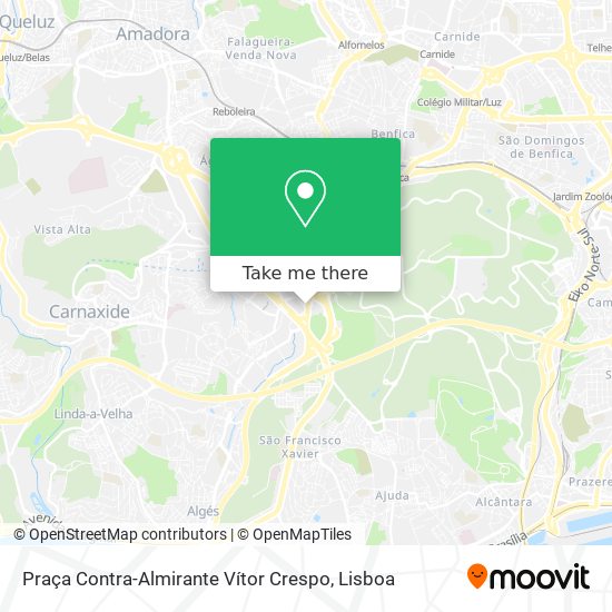 Praça Contra-Almirante Vítor Crespo map