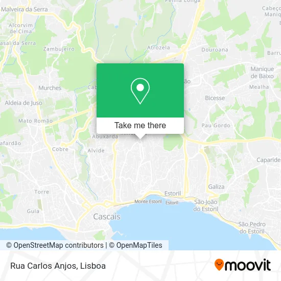 Rua Carlos Anjos map