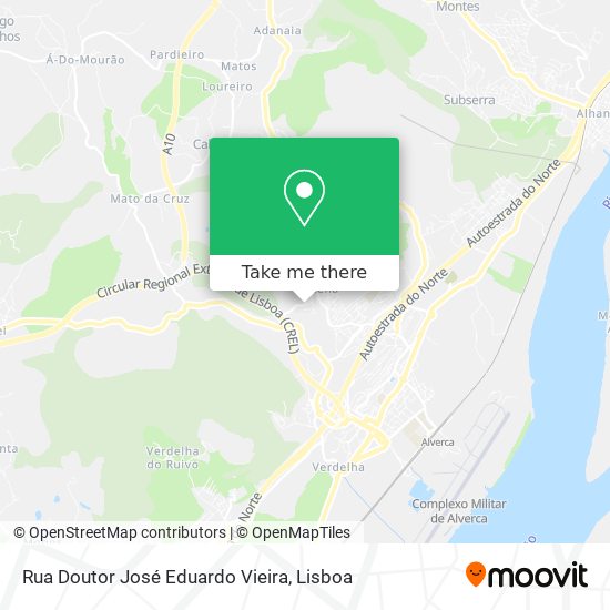 Rua Doutor José Eduardo Vieira map