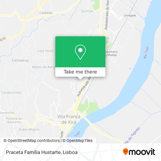 Praceta Família Hustarte map