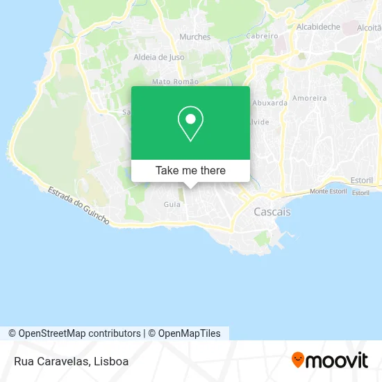 Rua Caravelas map
