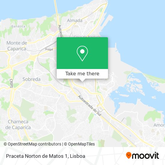 Praceta Norton de Matos 1 map
